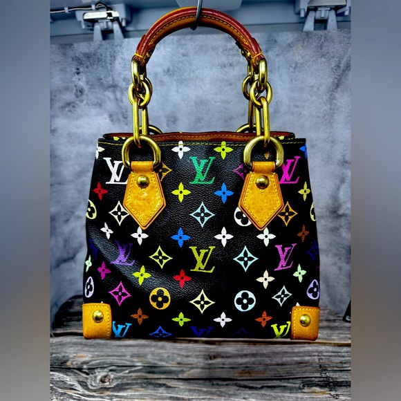 Louis Vuitton Vintagr Monogram multicolore audra EUC - Picture 1 of 15
